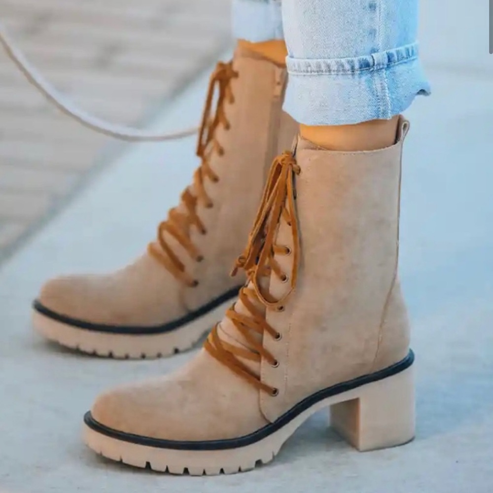 Oasis Society chunky lace up boot